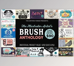 Download Illustrator Artist’s Brush Anthology (AI, PDF, EPS, PSD, JPG)