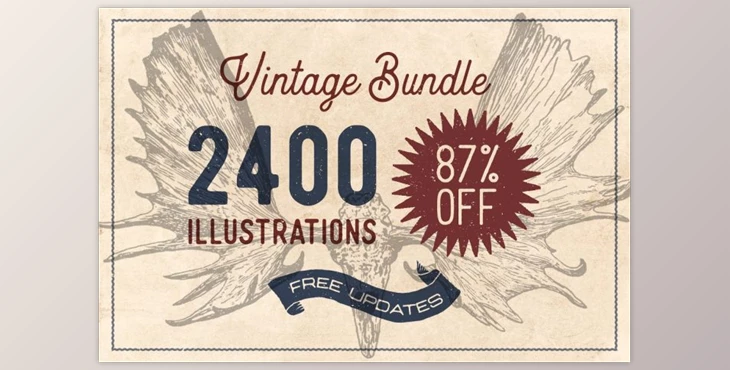 Download Vintage Bundle CreativeMarket-1327728 (PNG, PSD, EPS)