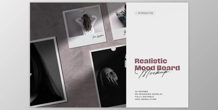 Download Moodboard Mockup Kit (psd)