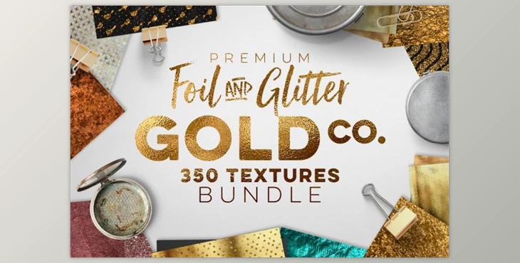 Download 350 Gold & Metallic Textures – CreativeMarket 1227910 (JPG)