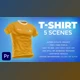 Download T-shirt - 5 Scenes Mockup Template - Animated Mockup PREMIERE - Videohive 33990164 - PR Project
