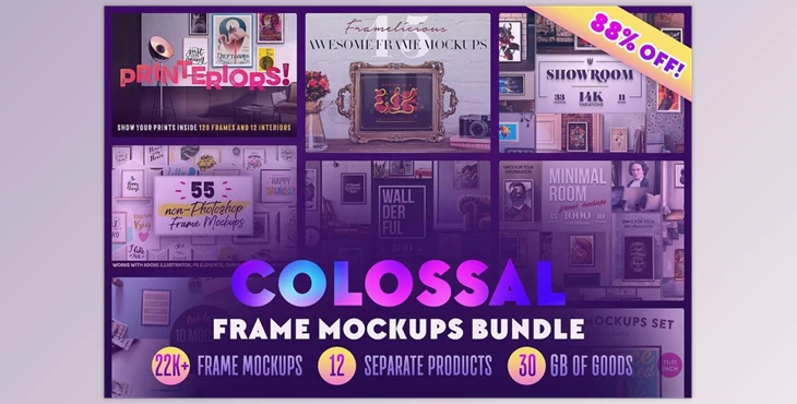 Download Colossal Frame Mockups Bundle (22K+) CreativeMarket-2660091 (JPG, PSD, PNG, PDF)