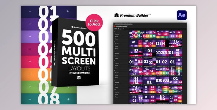 Download Multi Screen Layouts Pack (Videohive 33961769) - AE Project