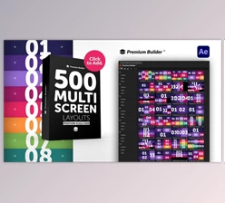 Download Multi Screen Layouts Pack (Videohive 33961769) - AE Project