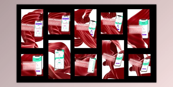 Download Soft Cloth Instagram App Promo (Videohive 34503588) - AE Project
