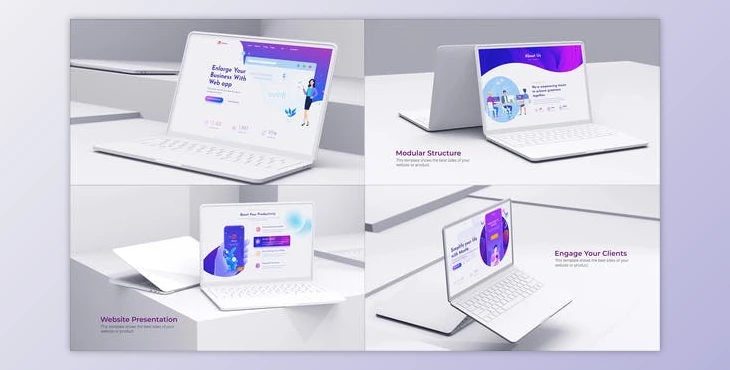 Download Mock-Up Website Presentation (Videohive 31664574) - AE Project