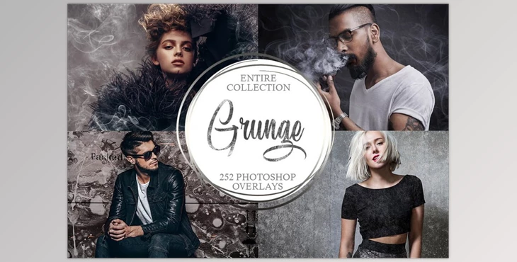 Download CreativeMarket Grunge Overlays Collection 4367017