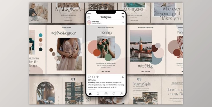 Download #InstaFlow Carousel Posts & Stories
