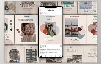 Download #InstaFlow <span class='badge badge-warning'>Carousel</span> Posts & Stories