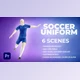 Download Soccer Uniform Mockup Template - Animated Mockup PREMIERE (Videohive 34549596) - PR Project