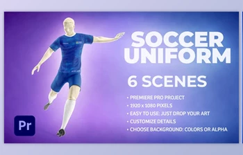 Download Soccer Uniform Mockup Template - Animated Mockup PREMIERE (<span class='badge badge-warning'>Videohive</span> 34549596) - PR <span class='badge badge-warning'>Project</span>