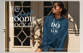 Download Hoodie Mock-Up <span class='badge badge-warning'>Hip</span> <span class='badge badge-warning'>Hop</span> Style (PSD)