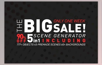 Download <span class='badge badge-warning'>Big</span> Pack Scene Generator