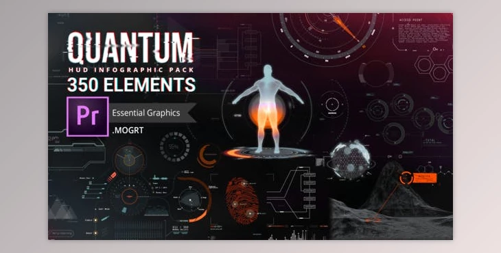 Download Quantum HUD and HiTech Elements for Premiere Pro (VideoHive 21943555)