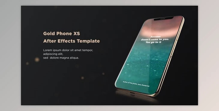 Download Gold Phone XS (Videohive 23128612) - AE Project