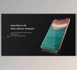 Download Gold Phone XS (Videohive 23128612) - AE Project