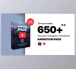 Download Youtube Pack MOGRTs for Premiere & Extension Tool v3 (Videohive 25854755) 