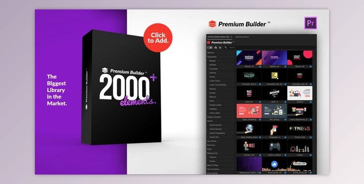 Download PremiumBuilder Motion Pack for Premiere Pro (Videohive 24259535) (Worked Premiere Pro 2020)