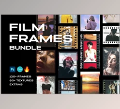 Download Film Frame Mockup Template Bundle CreativeMarket 519005