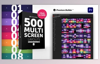 Download PremiumBuilder <span class='badge badge-warning'>Multi</span> Screen Layouts Pack for Premiere Pro (videohive 33943939)