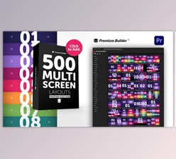 Download PremiumBuilder Multi Screen Layouts Pack for Premiere Pro (videohive 33943939)