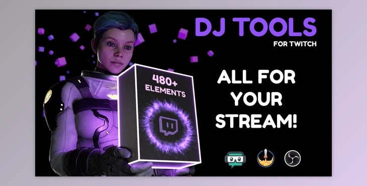 Download DJ Tools For Streaming (Videohive 31668812) - AE Project