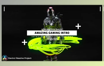 Download Gaming Intro – Gamer channel opener Davinci Resolve <span class='badge badge-warning'>project</span> (<span class='badge badge-warning'>Videohive</span> 35478244)