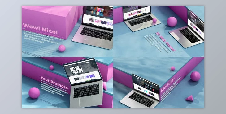 Download Dynamic Web Promo 3D (Videohive 36582760) - AE Project