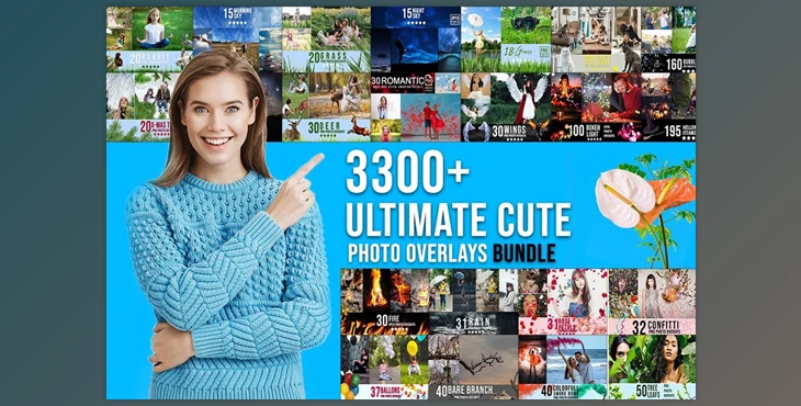Download 3300+ Photo Overlays Bundle+FREE Act CreativeMarket - 6791145