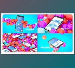 Download App Promo With Color Balls (Videohive 37063612) - AE Project