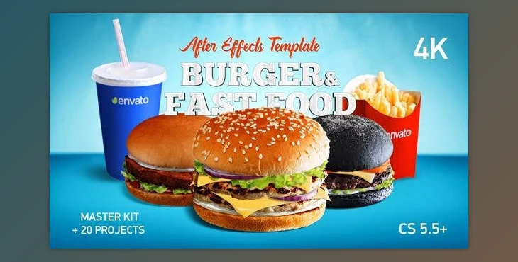 Download Videohive Burger & Fast Food Promo 22393691