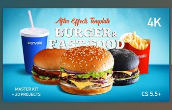 Download Videohive Burger & Fast <span class='badge badge-warning'>Food</span> Promo 22393691
