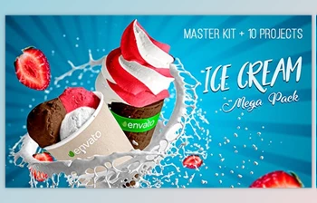 Download Ice Cream Promo <span class='badge badge-warning'>Mega</span> <span class='badge badge-warning'>Pack</span> – 20935546 Videohive