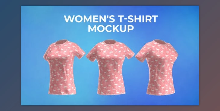 Download Woman T-Shirt Mockup Template Animated Mockup PRO (Videohive 37595552) - AE Project