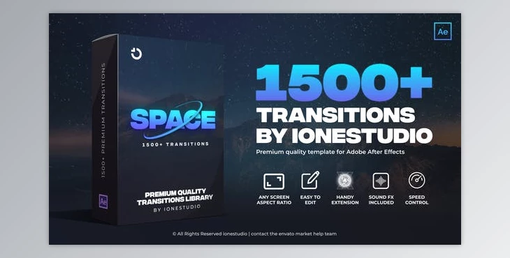 Download 1500+ Transitions for After Effects (Videohive 37533954) - AE Project