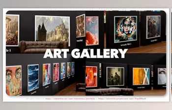 Download Exhibition <span class='badge badge-warning'>Art</span> Gallery Presentation (Videohive 38022743) - AE Project
