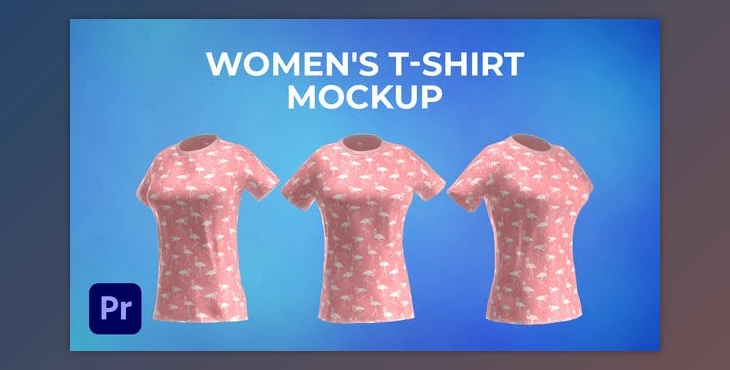 Download Womens T-shirt Mockup Template – Animated Mockup PREMIERE (VideoHive 37806070) - PR Project