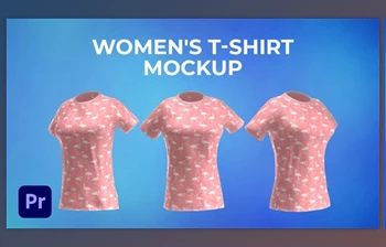 Download Womens T-shirt Mockup Template – <span class='badge badge-warning'>Animated</span> Mockup PREMIERE (VideoHive 37806070) - PR Project