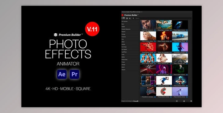 Download Photo Effects Animator V.11 (Videohive 37693478) - AE Project
