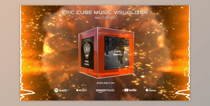 Download Epic Cube Music Visualizer (Videohive 38070925) - AE Project