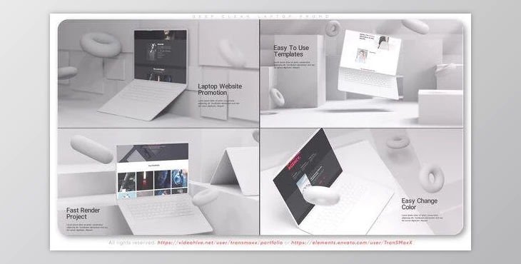 Download Deep Clean Laptop Promo (Videohive 38415546) - AE Project