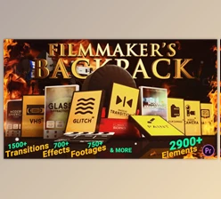 Download Videohive Filmmaker’s Backpack | Big Pack of Transitions Effects Footages and Presets for Premiere Pro 28628558