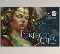 Download Perfect OILS: 87+ brushes 4PROCREATE CreativeMarket - 6441075