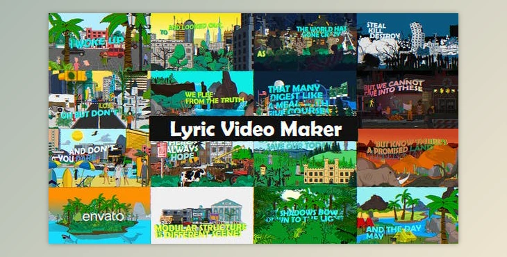 Download Lyric Video Maker (Videohive 38841553) - AE Project