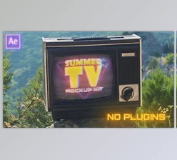Download Retro TV Mockup Kit (Summer Edition) (Videohive 38858174) - AE Project