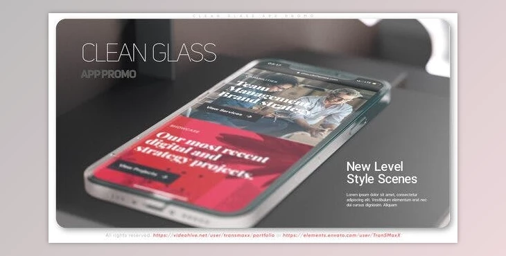Download Clean Glass App Promo (Videohive 38956078) - AE Project