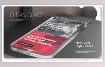 Download Clean Glass <span class='badge badge-warning'>App</span> <span class='badge badge-warning'>Promo</span> (<span class='badge badge-warning'>Videohive</span> 38956078) - AE <span class='badge badge-warning'>Project</span>