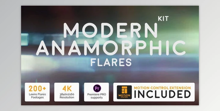 Download Modern Anamorphic Flares Kit (Videohive 25575409) - AE Project