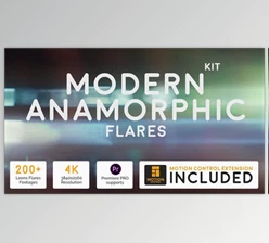 Download Modern Anamorphic Flares Kit (Videohive 25575409) - AE Project