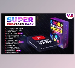 Download Super Creators Pack (3300+ Elements) – V1.4 (Videohive 30929735)